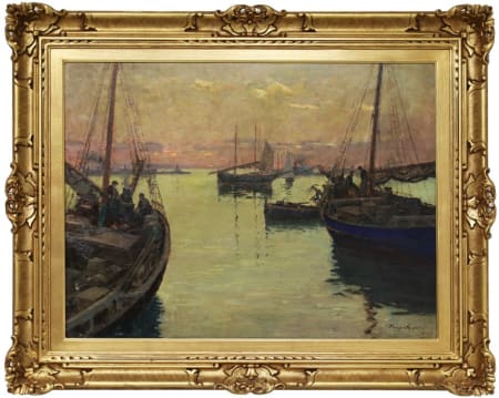 Jeno Karpathy — Porto al tramonto